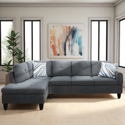 97'' Velvet Sofa