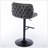 2PCS PU Black Metal Base Bar Stools With Tufted Backj-1985716243-1985716240