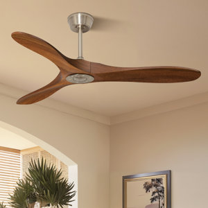 Hezeki 52'' Ceiling Fan with Remote without Lights
