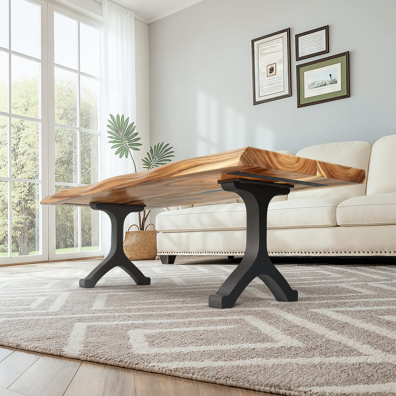 Table basse Wishbone, H 18,4 po x l 24 po x L 60 po