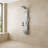 Field Series 58'' Shower Panel with Fixed Shower Head
