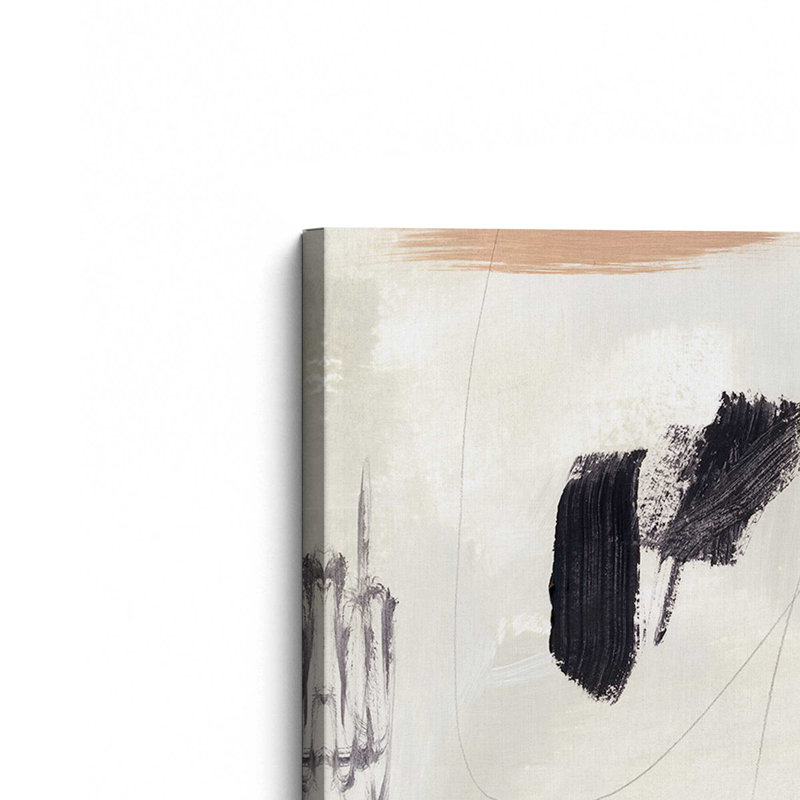 Encre et terre v2, reproduction sur toile, H 18 po x l 12 po x P 1,25 po, Toile tendue