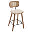 Tabouret de comptoir rembourré de 26 po Aamya