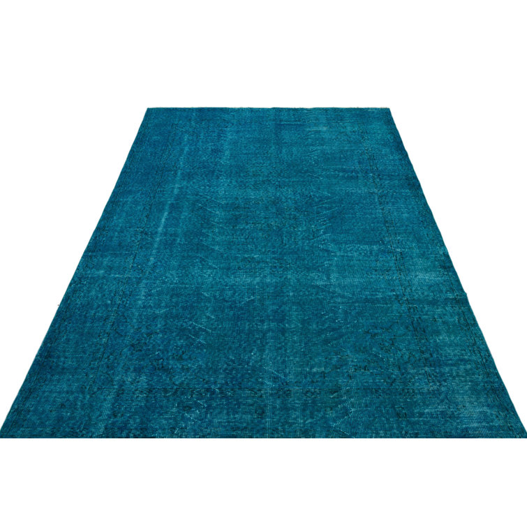 Williston Forge Ashanique Turquoise Vintage Wool Handmade Area Rug ...