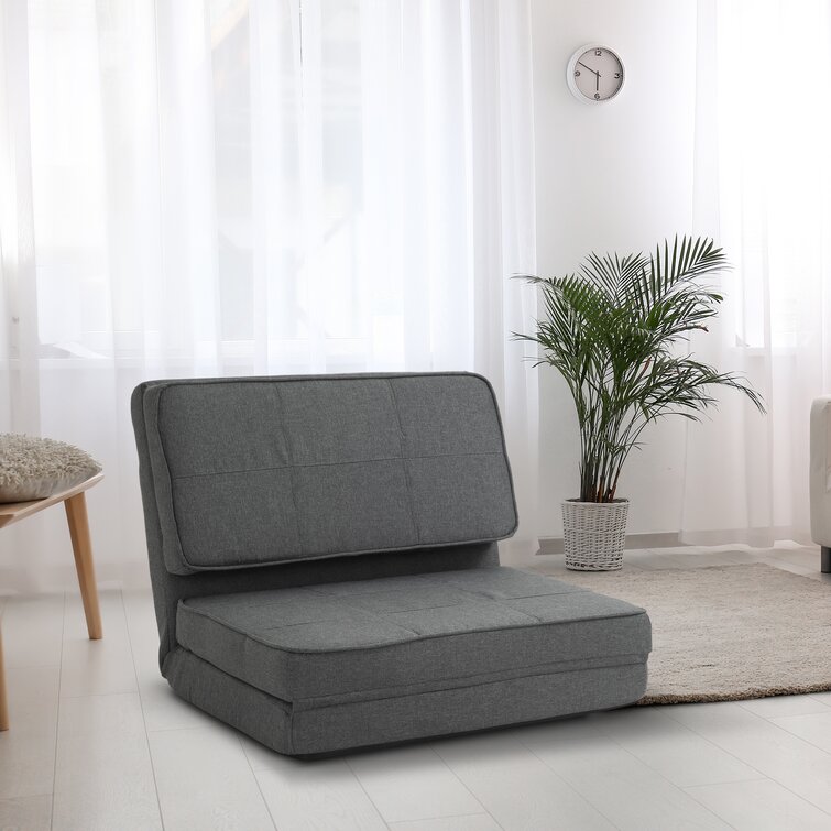Giantex 8 inch Folding Sofa Bed Couch, Memory Foam Futon Mattress Linen Fabric Sofa, Queen