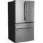 GE Profile ENERGY STAR 23.3 Cu. Ft. Smart Counter-Depth Fingerprint Resistant 4-Door French-Door Refrigerator With Door In Door