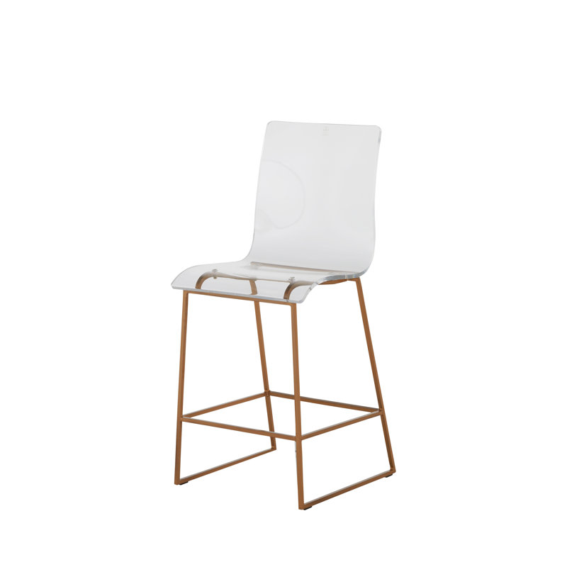 King Stool, Antique Gold, Counter Stool (24.75" Seat Height)