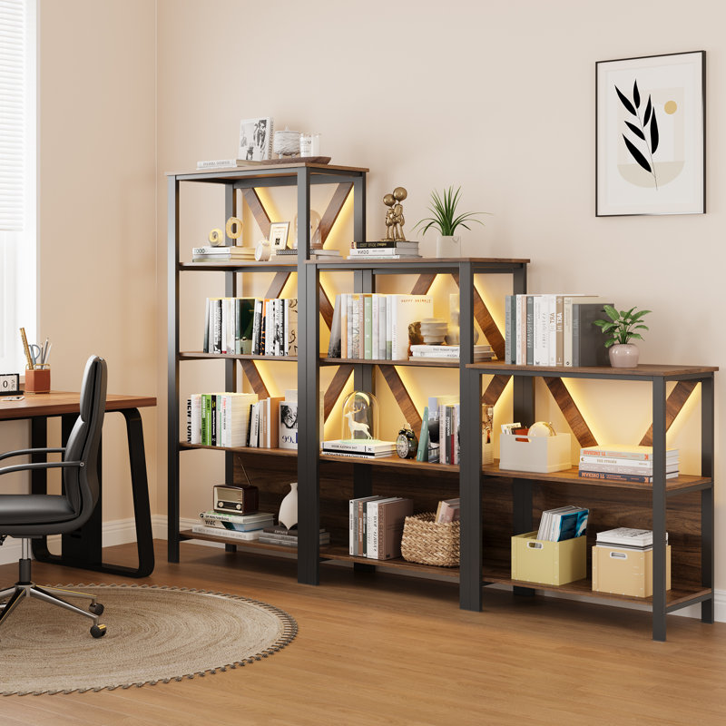 89cm H x 80cm W Metal Bookcase