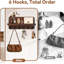 Wood Wall Organizer with Key Hooks-1755951937
