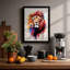 Colourful Lion Modern - Print-136678093-136678092