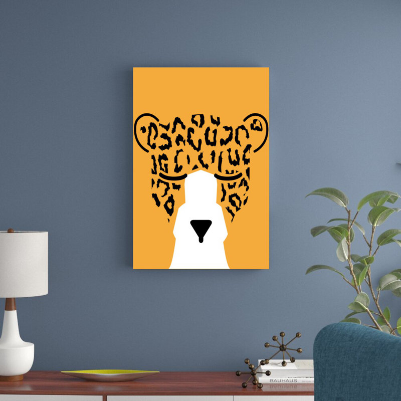 " Leopard " Painting Print, 36" H x 24" W