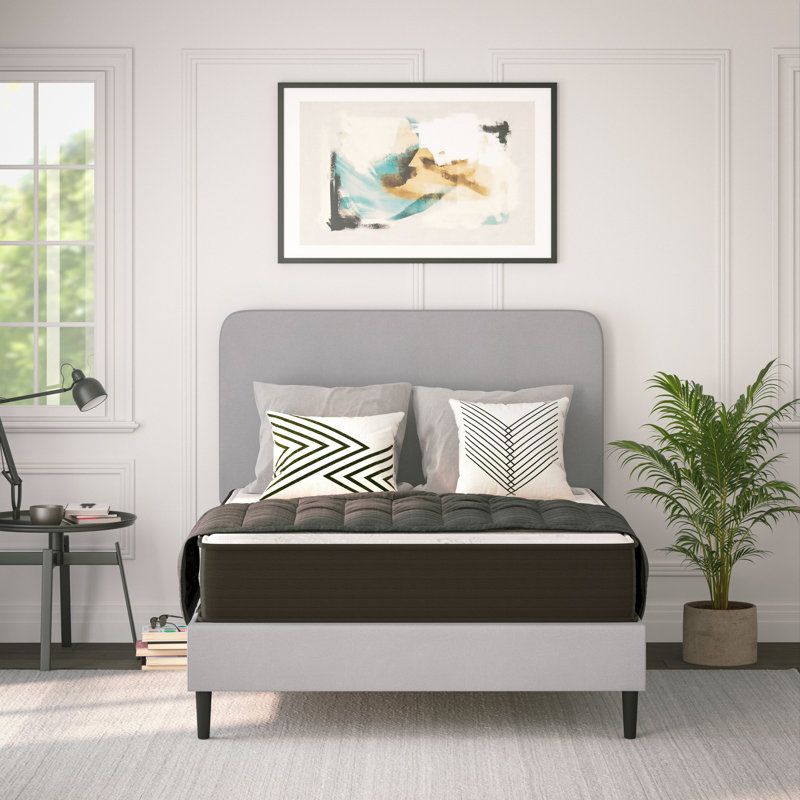 Matelas hybride à ressorts ensachés et mousse haute densité Ethridge par Flash Furniture , Double, 10"