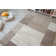 Modern designer Rug Pandora with field pattern in Beige / Brown