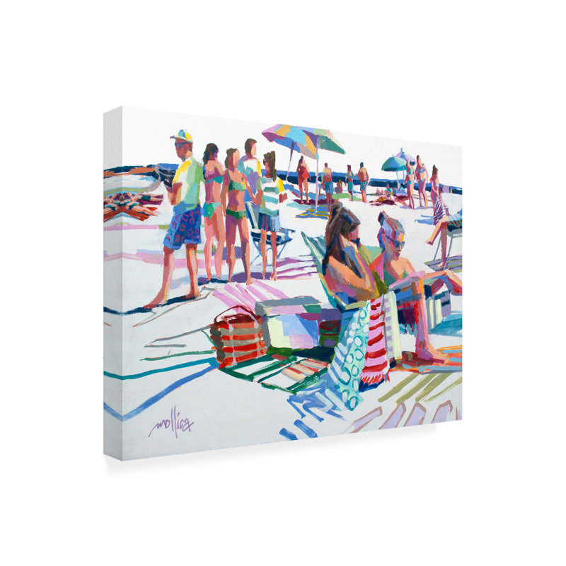 Toile extérieure Bullins Patti Mollica Beach Party, H 14 po x l 19 po x P 1,5 po