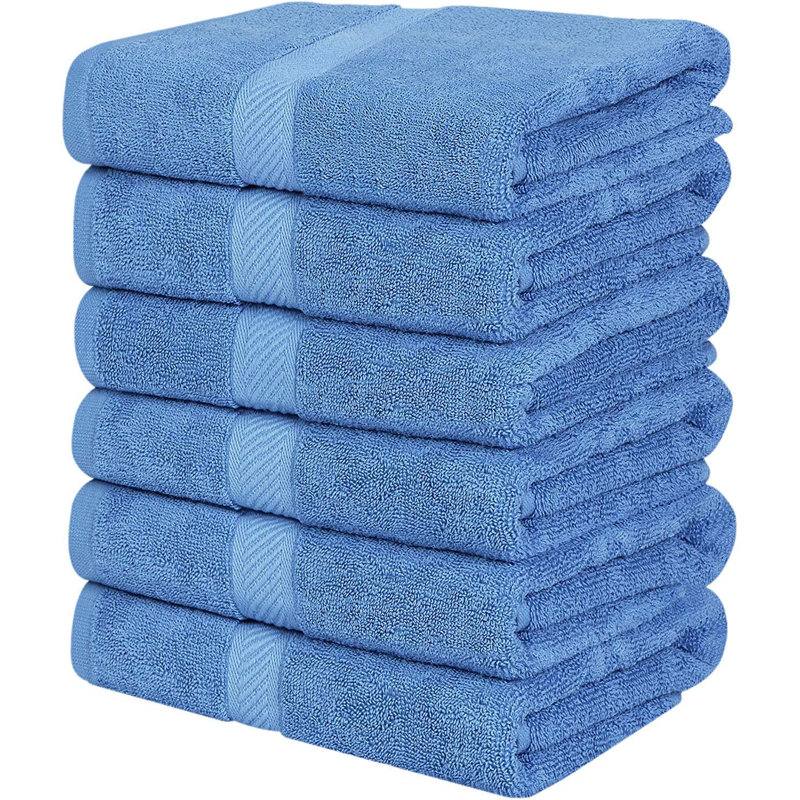 Cassada Cotton Bath Towel, Electric Blue