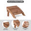 Repose-pieds Adirondack pliant en bois, repose-pieds de patio pour jardin, pelouse, cour, piscine, plage, foyer-1305978149