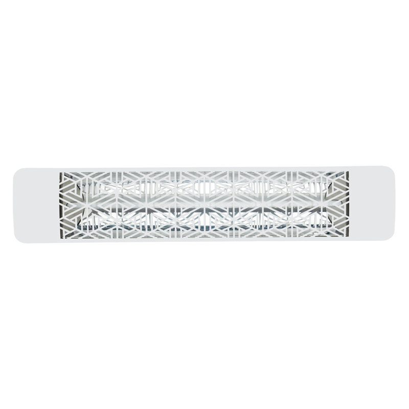 Chauffe-terrasse électrique à élément simple 39 watts Eurofase 2000 Watts, Blanc