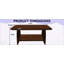 Table basse de salon moderne minimaliste avec rangement double couche, bords arrondis et assemblage facile, matériau en bois aggloméré