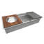 Ruvati Wood Platform With Mixing Bowl And Colander (complete Set) For Workstation Sinks - Rva1288
