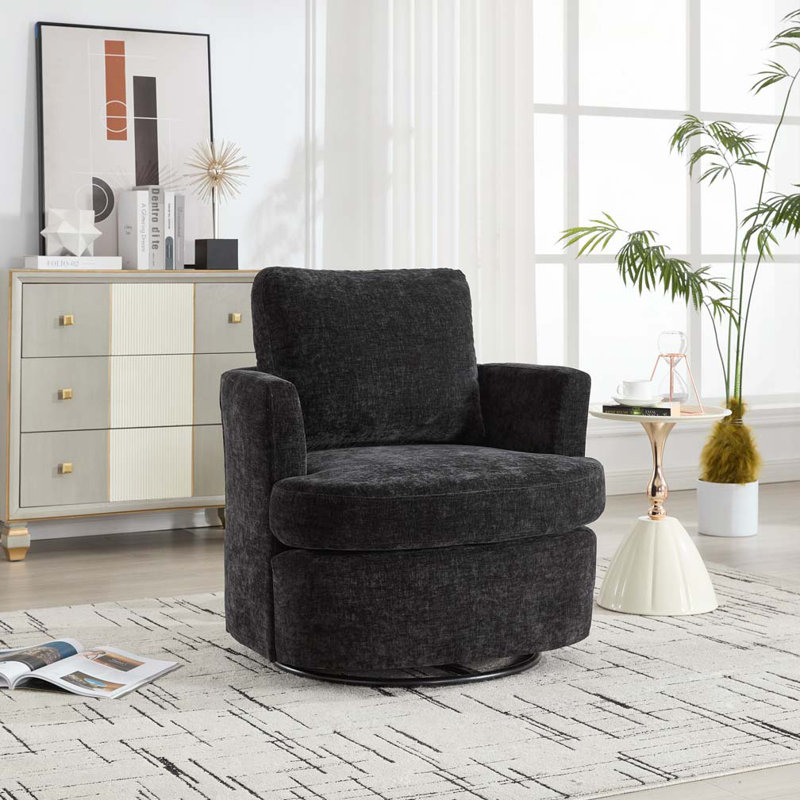 Chaise pivotante, Noir