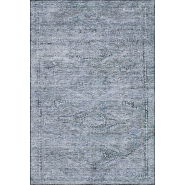 Premium Machine Washable Marasco AMF1631 Global Rug