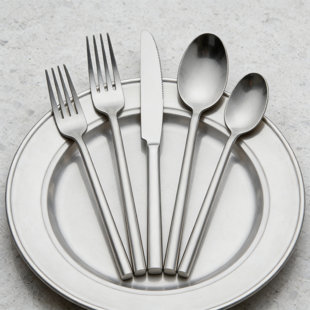 20-Piece Forged Stainless Steel Flatware Set For 4