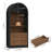 69.7"H Arched Bookcase With 2 Drawers-1336091767