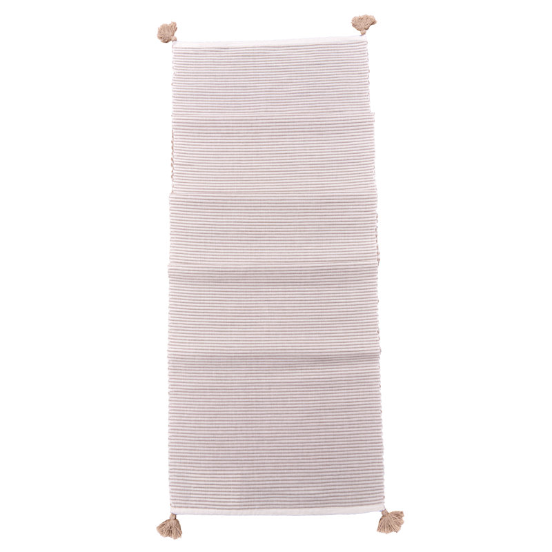 Broder Bree Cotton Table Runner, Dune