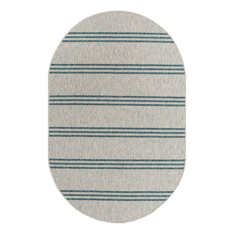 Tapis intérieur / extérieur Anguilla, Ovale 5 pi 3 po x 8 pi