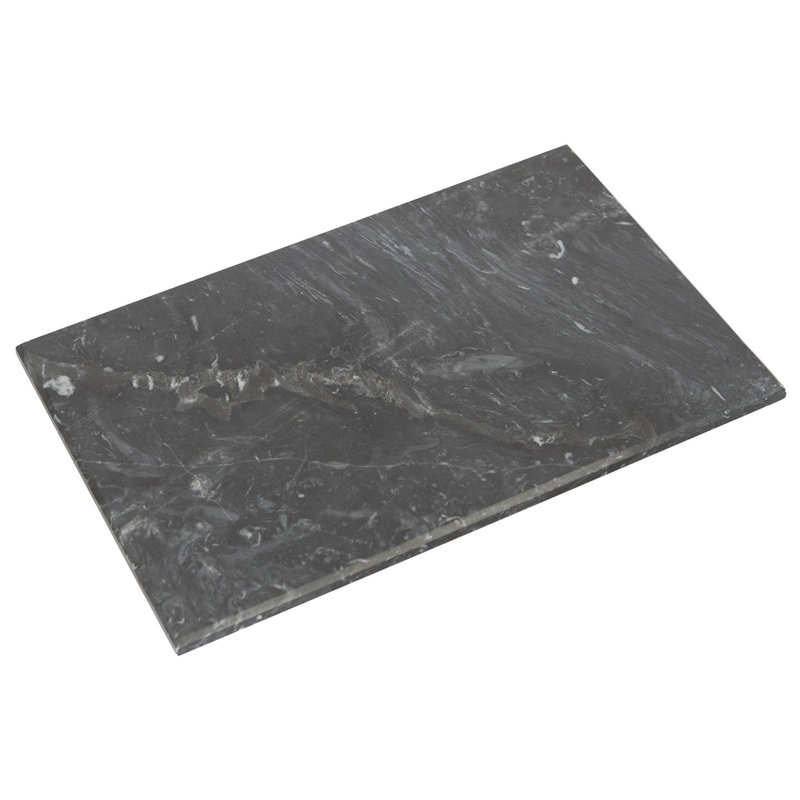 Rectangle Marble Chopping Board - 40cm x 30cm - Black, Black