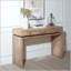 Console rustique en bois avec 3 tiroirs