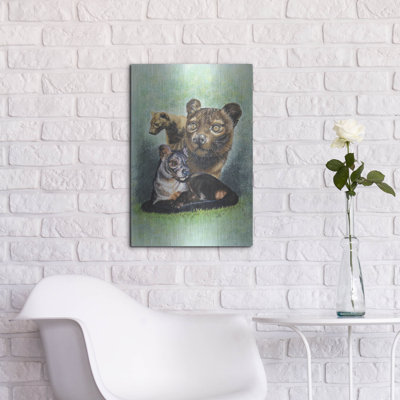 «Fossa» par Barbara Keith, art mural en métal