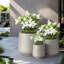 Ensemble de pots à fleurs en ciment 3 pièces Brennus-1541113444