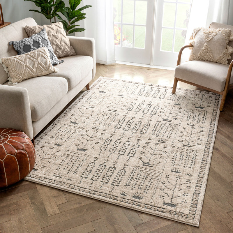 Malaga Synthetic Area Rug, Rectangle 120 x 160cm