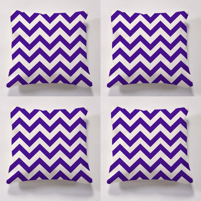 Askegard Indoor / Outdoor Chevron Square Throw Cushion