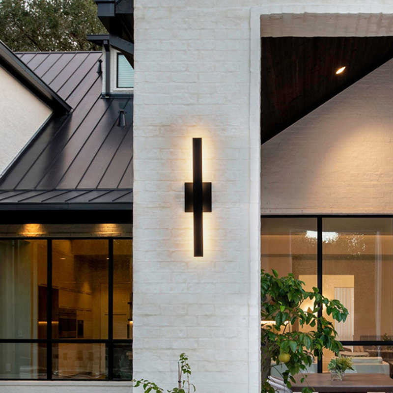 bryshere aluminum wall light 