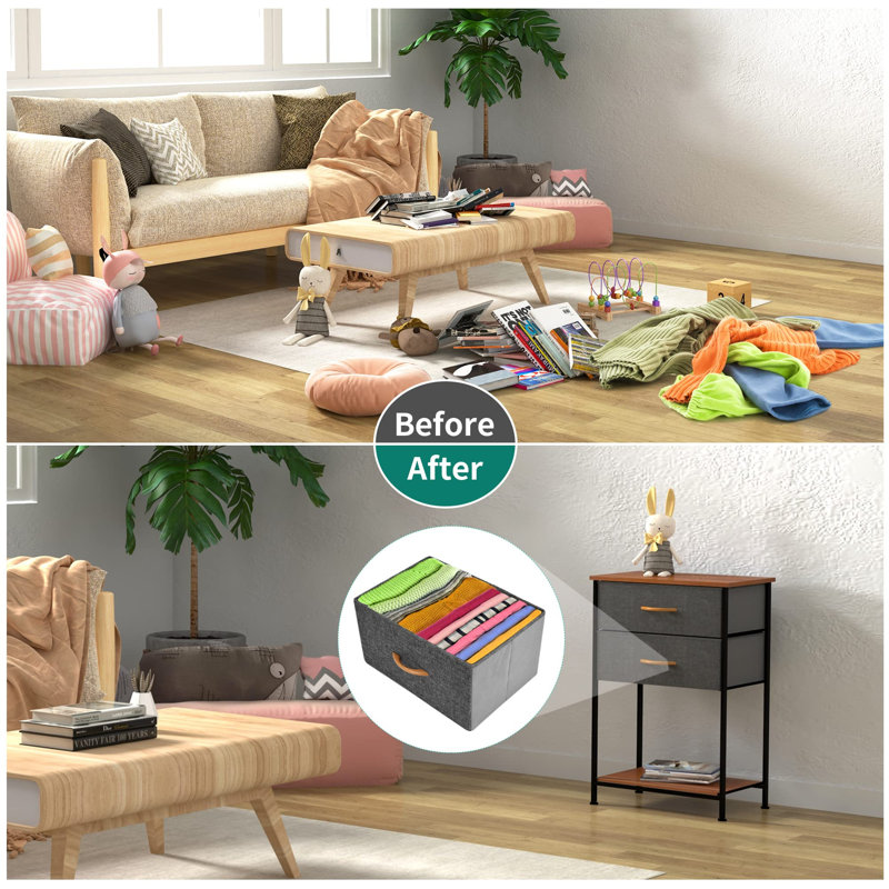 Leeks 2 Drawer Storage Drawer