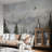 Misty Forest Mountain Landscape Wall Mural-721755416