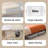 50 Qt Plastic Under Bed Storage Organizer Bin Container With Secure Lids And Durable Black Buckles, Multi-Purpose For Clothes Shoes Clothing Bedding, Long