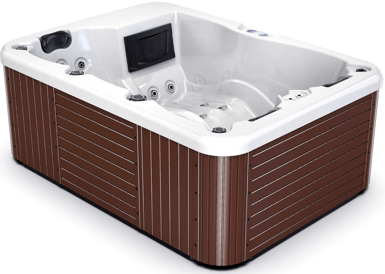 Rectangular Spa Luxuria Spas 3 - Person 14 - Jet Acrylic Rectangular Hot Tub with ...