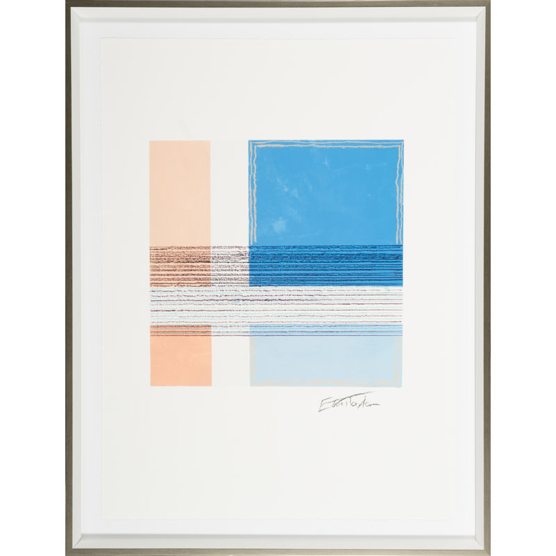 «Drive Backwards» par Evan Taylor, reproduction d'art sur papier encadrée