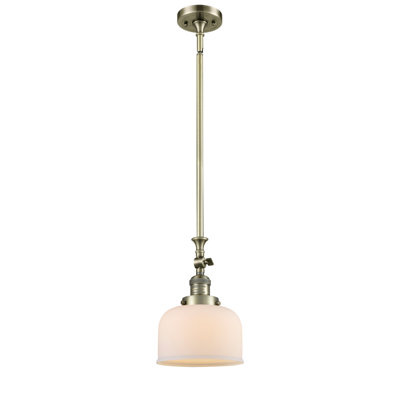 Luminaire suspendu en forme de dôme à 1 lumière Rosso