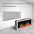 Litedeer Homes Gloria II 48" W Electric Fireplace - Reflective Amber Glass-105787377