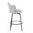 Arabelle Swivel Upholstered Counter Stool with Metal Frame-1884391550