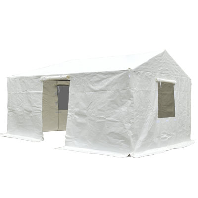 12'X20' Gazebo Cover For Hardtop Gazebos, Outdoor Universal Winter Gazebo Cover With Sidewalls And Mesh Windows, All Season Waterproof Enclosed Gazebo Cover,