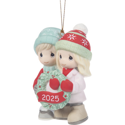 Ornement de Noël «Precious Moments Our First Christmas Together 2025»