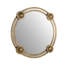 Lisbon Round Brass Mirror