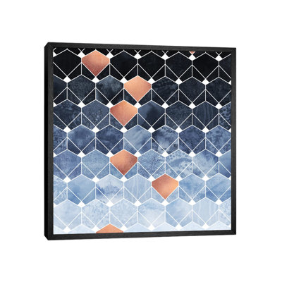 Copper Diamonds by Elisabeth Fredriksson - 1 Piece Wall Art on Canvas