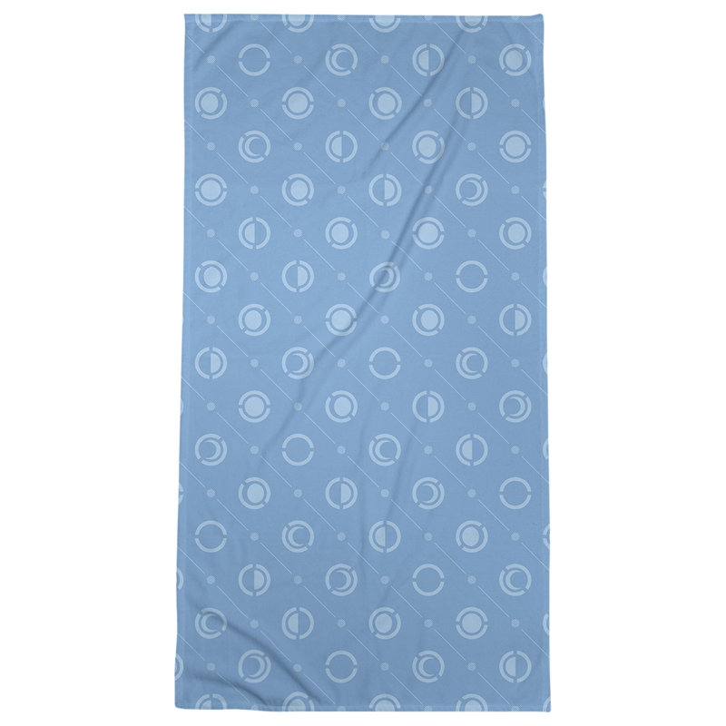 Skeffingt Beach Towel, Sky Blue/Blue