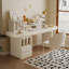 Bureau rectangulaire moderne et simple blanc-1464899601-1464899605